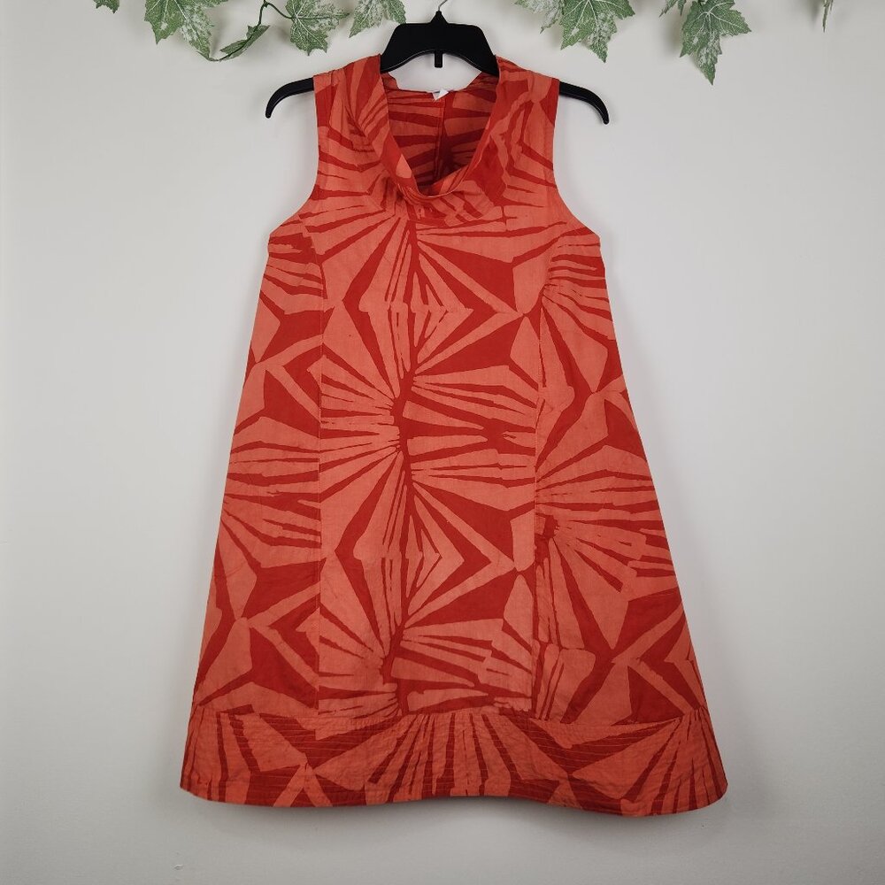 Global Mamas Size S Organic Cotton Women Sleeveless Dress with Pockets